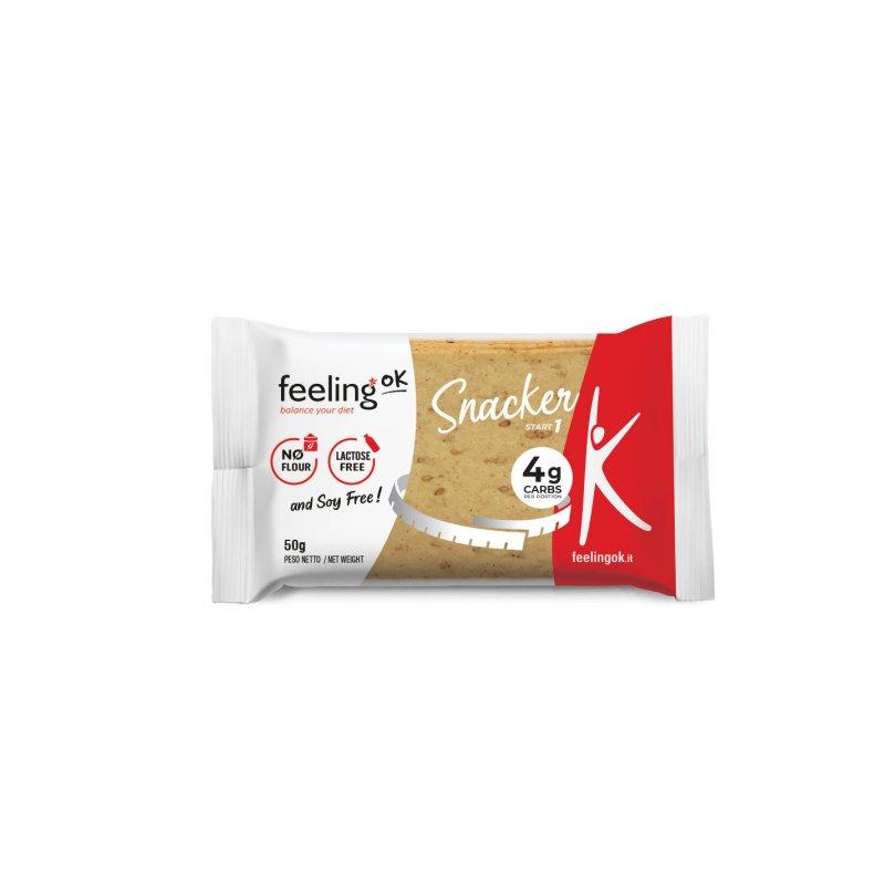 Protein Knäckebrot Snacker Start 1 (27% Protein) 50g | Feeling OK