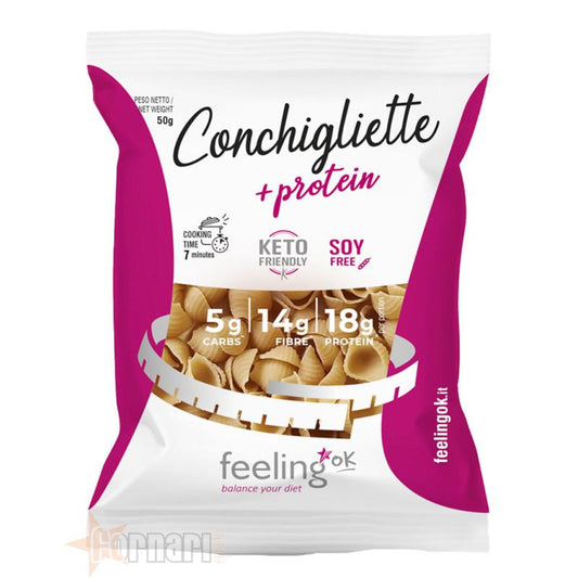 Protein Nudeln Conchigliette + Protein 50g Beutel | Feeling OK