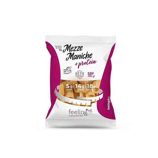 Protein Nudeln Mezze Maniche + Protein 50g Beutel | Feeling OK
