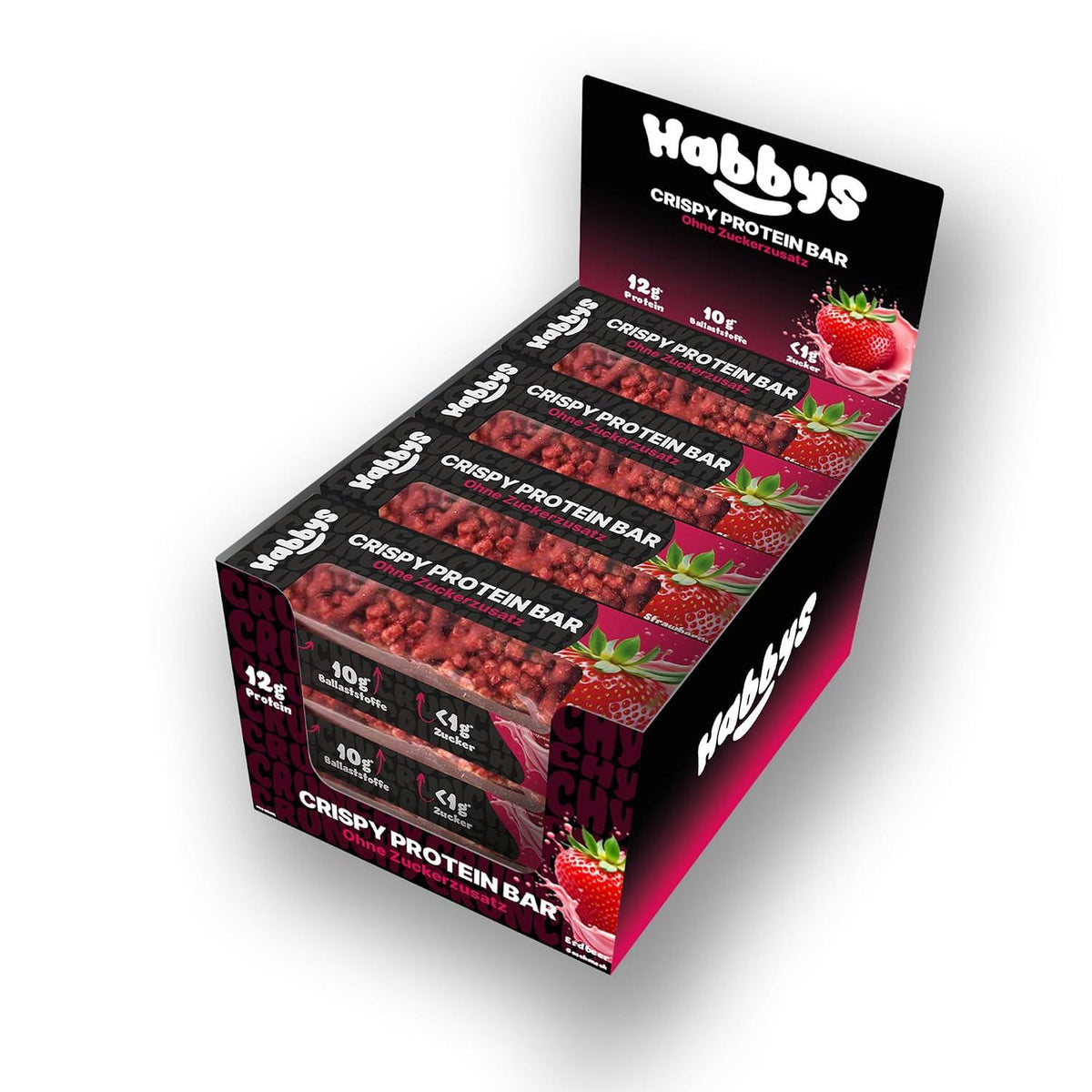Crispy Protein Bar 12 x 40g Riegel | Habbys