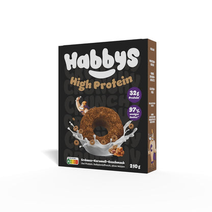 Zuckerarme Cerealien mit Protein 210g Packung | Habbys