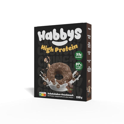 Zuckerarme Cerealien mit Protein 210g Packung | Habbys