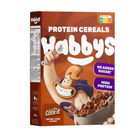 Zuckerarme Cerealien mit Protein 210g Packung | Habbys