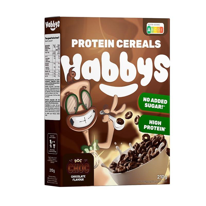 Zuckerarme Cerealien mit Protein 210g Packung | Habbys