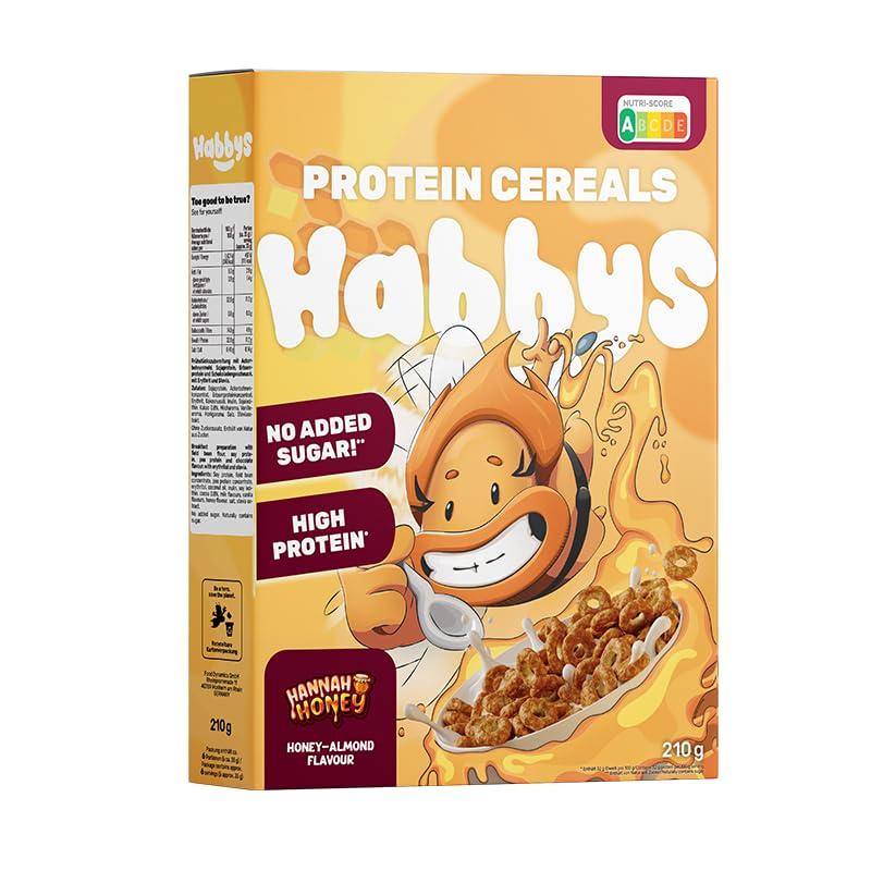 Zuckerarme Cerealien mit Protein 210g Packung | Habbys