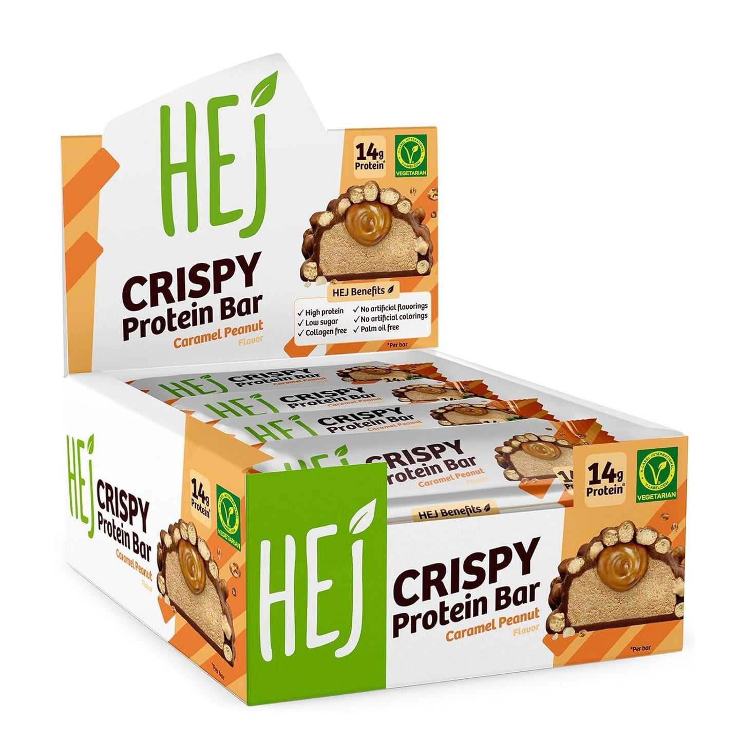 Crispy Protein Bar 12 x 45g Riegel | Hej