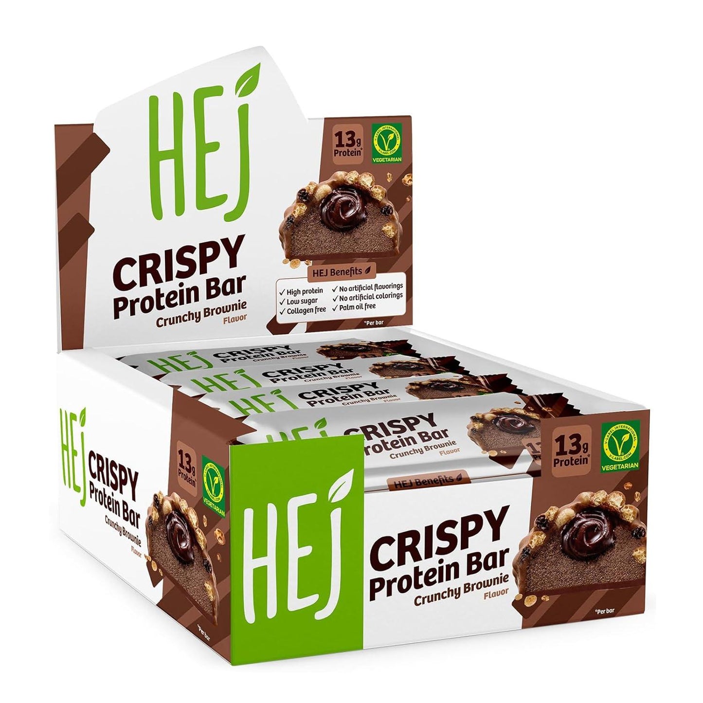 Crispy Protein Bar 12 x 45g Riegel | Hej