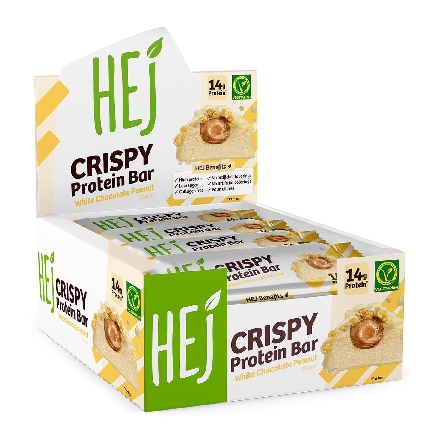 Crispy Protein Bar 12 x 45g Riegel | Hej