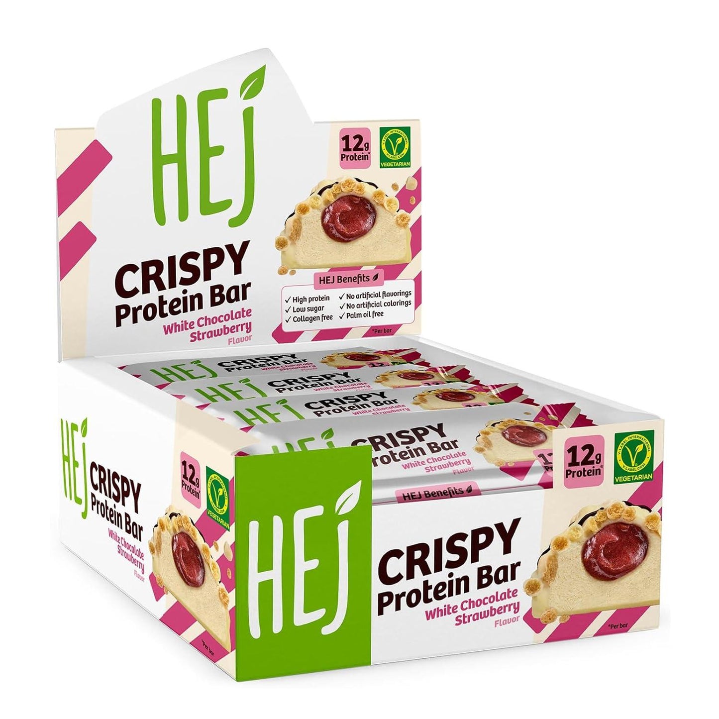 Crispy Protein Bar 12 x 45g Riegel | Hej