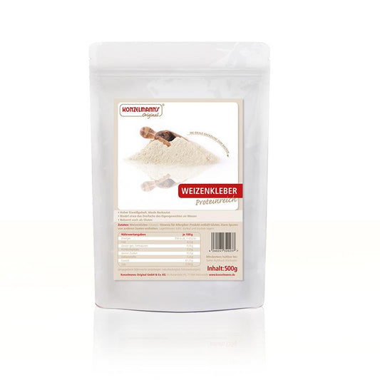 Weizenkleber (Gluten) 500g Beutel | Konzelmanns Original