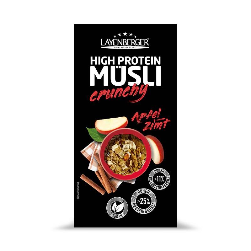 High Protein Crunchy Müsli 375g Karton | Layenberger