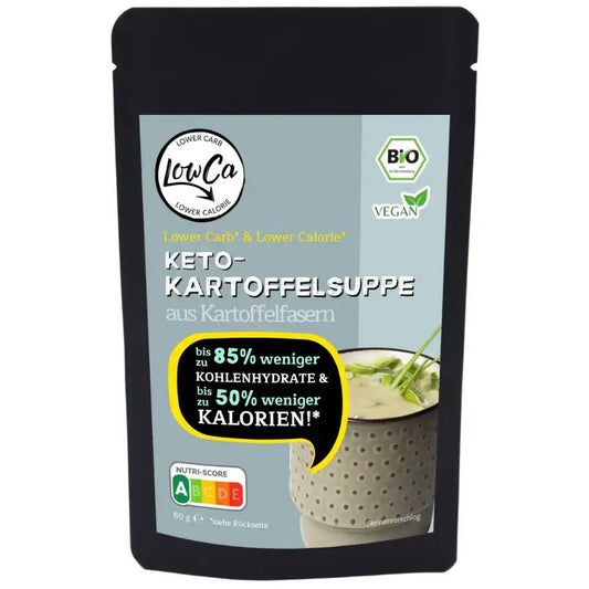 Keto-Kartoffelsuppe aus Kartoffelfasern | LowCa