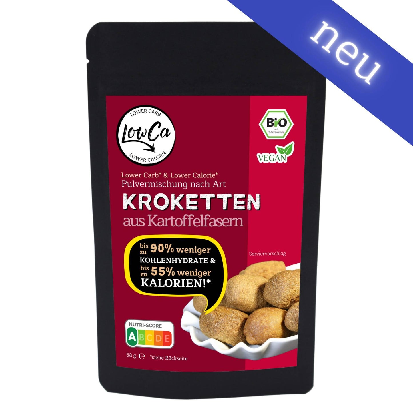 Kroketten aus Kartoffelfasern  | LowCa