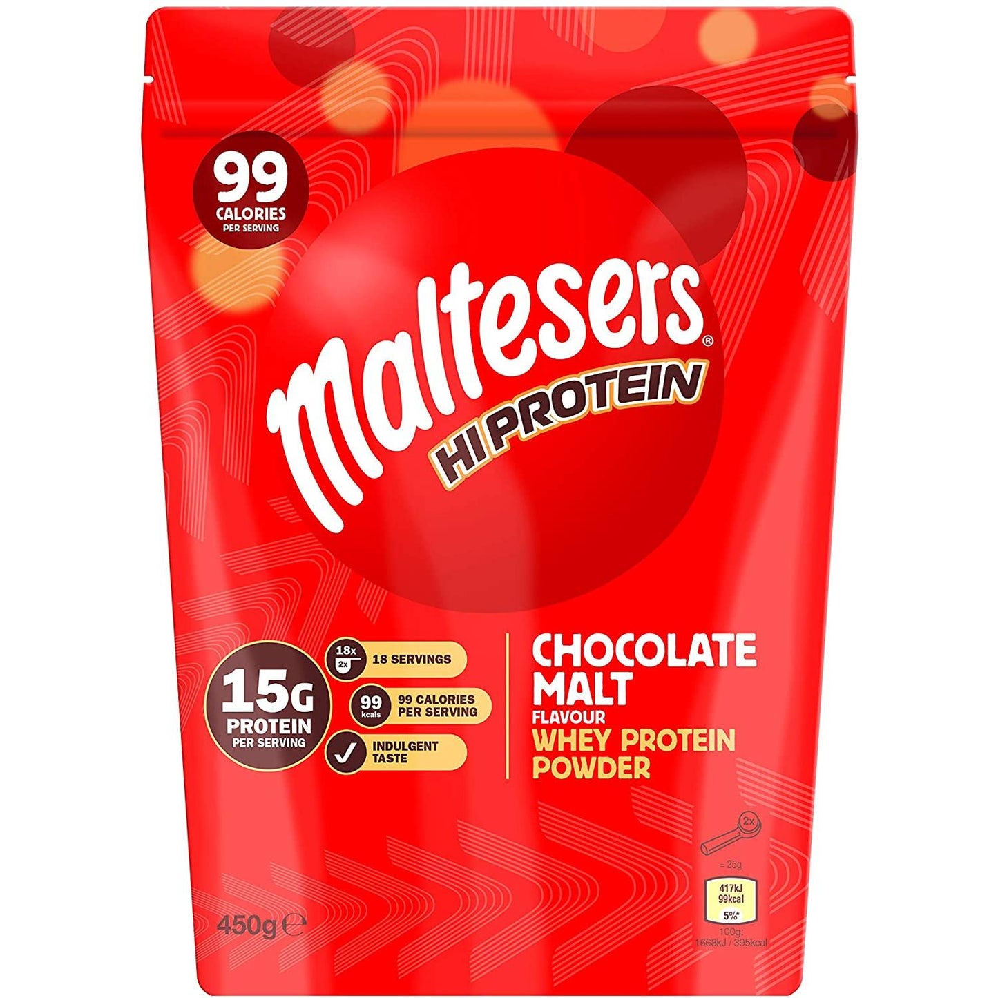 Hi Protein Pulver 450g Beutel Schokolade Malz | Maltesers