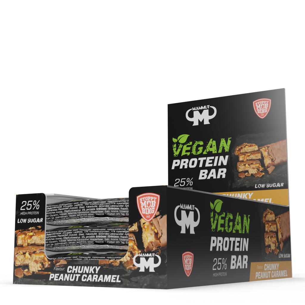 Vegan Protein Bar 12 x 45g Riegel | Mammut