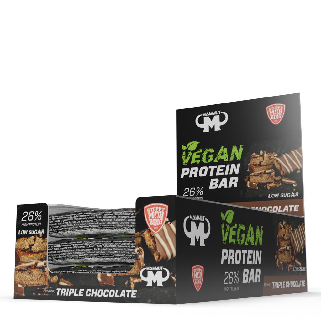 Vegan Protein Bar 12 x 45g Riegel | Mammut