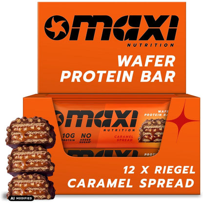 Wafer Protein Bar 12 x 39g Riegel | Maxi Nutrition