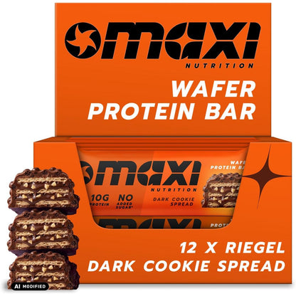 Wafer Protein Bar 12 x 39g Riegel | Maxi Nutrition
