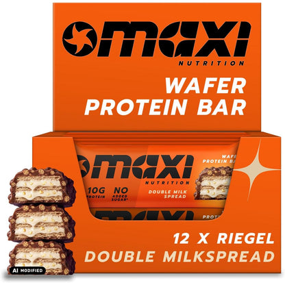 Wafer Protein Bar 12 x 39g Riegel | Maxi Nutrition