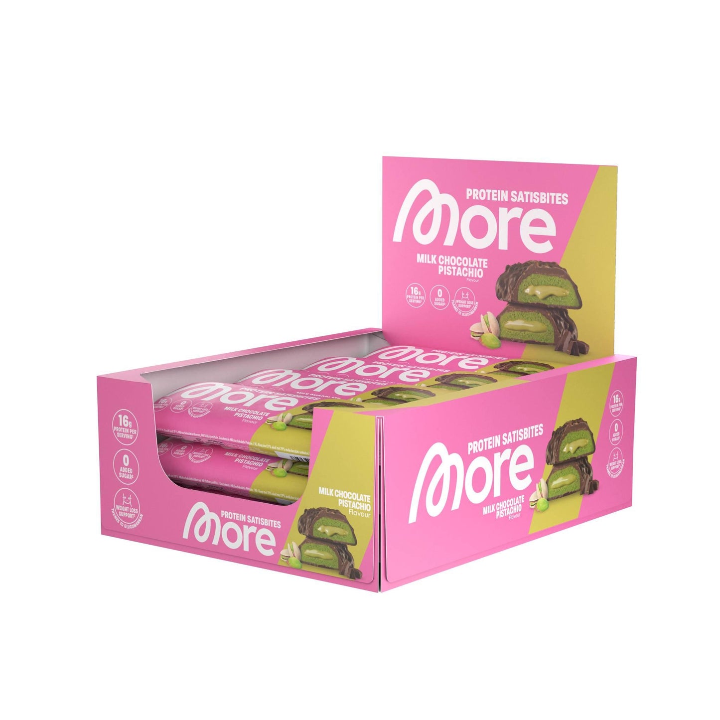 More Protein Satisbites 12 x 2x25g Riegel | More Nutrition