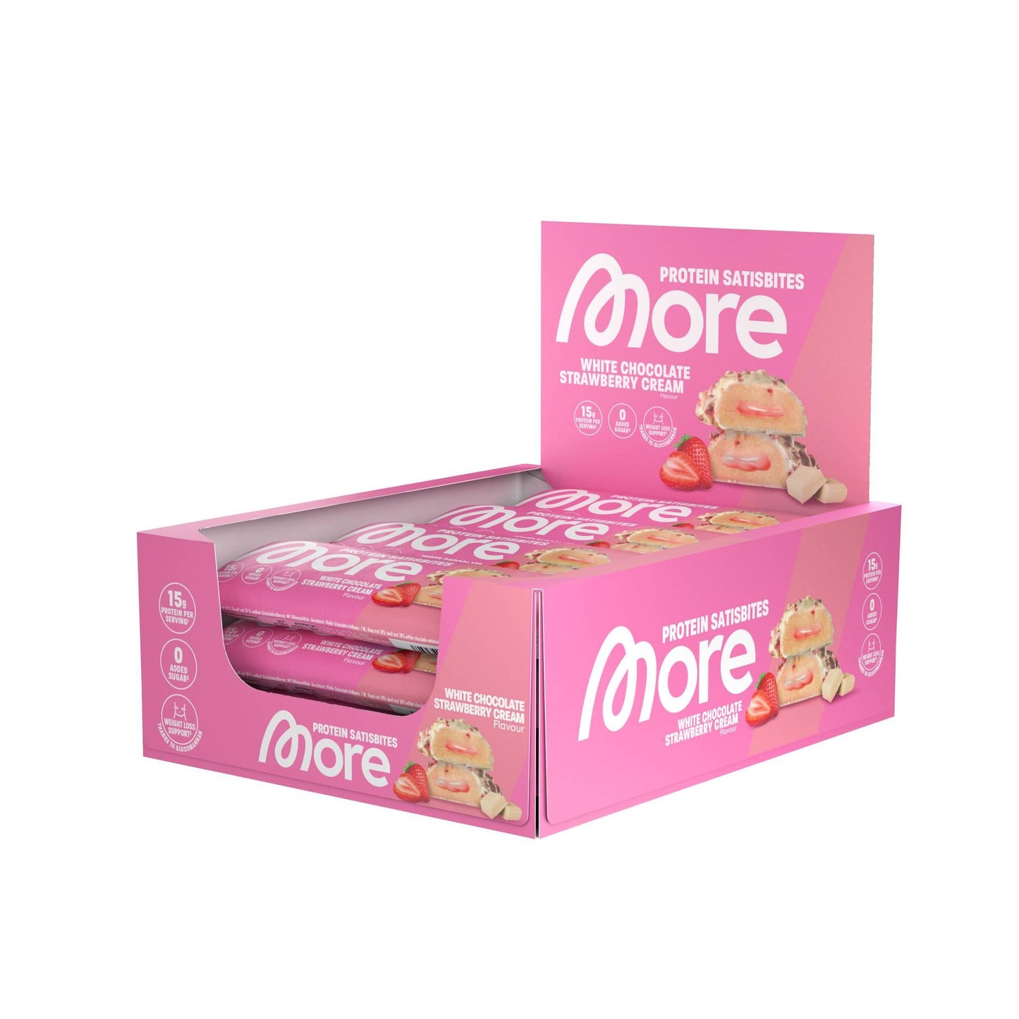 More Protein Satisbites 12 x 2x25g Riegel | More Nutrition