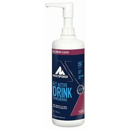 Fit Active Sirupkonzentrat 1:80 1000ml Flasche | Multipower