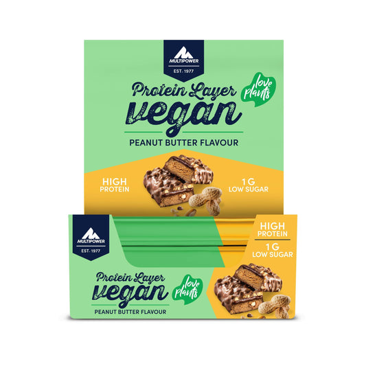 Protein Layer VEGAN 15 x 55g Riegel | Multipower