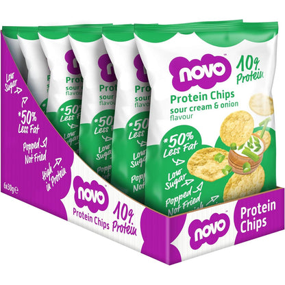 Protein Chips 6 x 30g Beutel | Novo