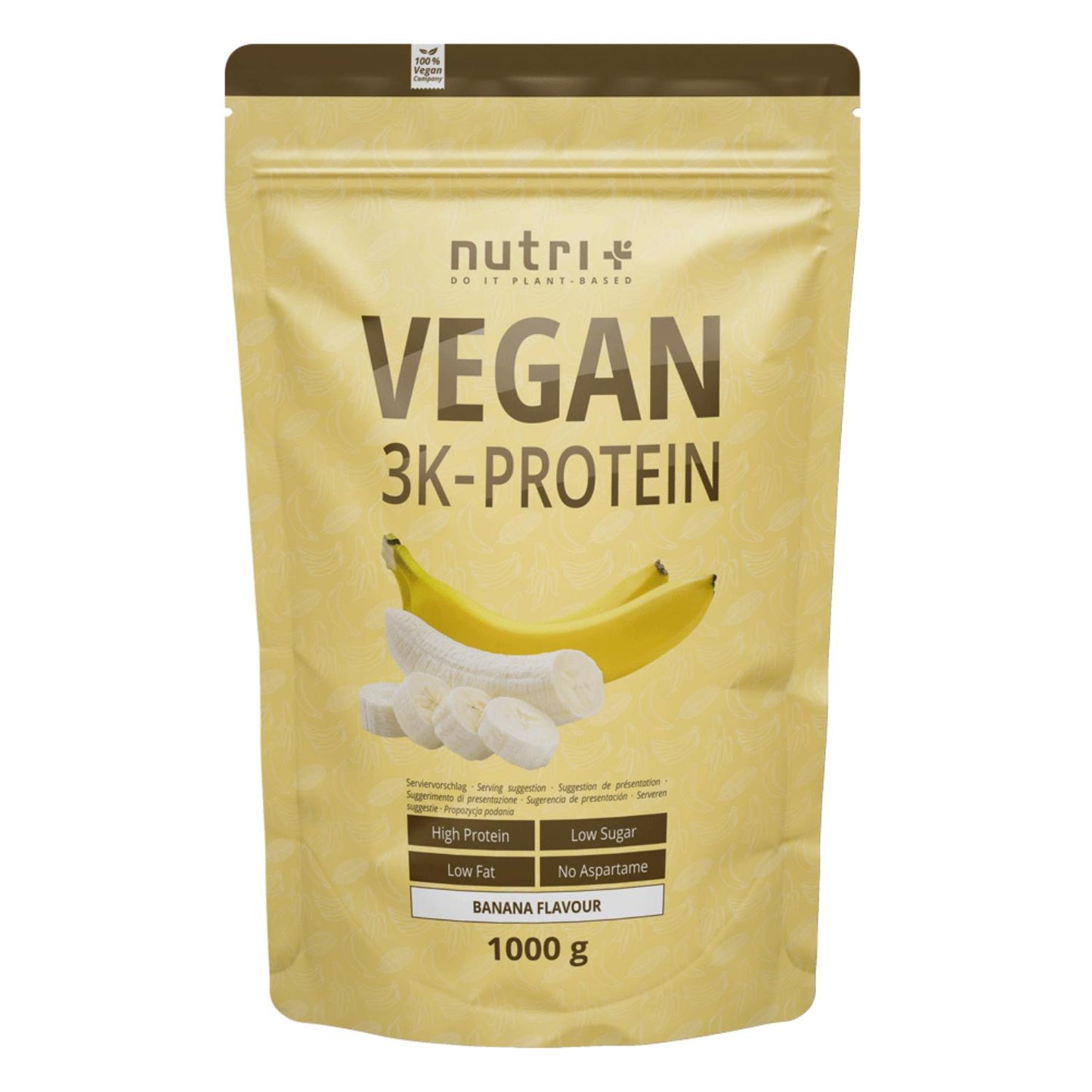 3K Protein Vegan VHEY 1000g Beutel | Nutri-Plus