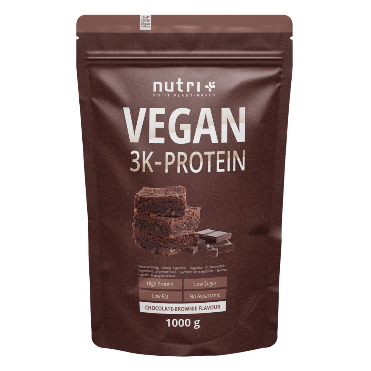 3K Protein Vegan VHEY 1000g Beutel | Nutri-Plus