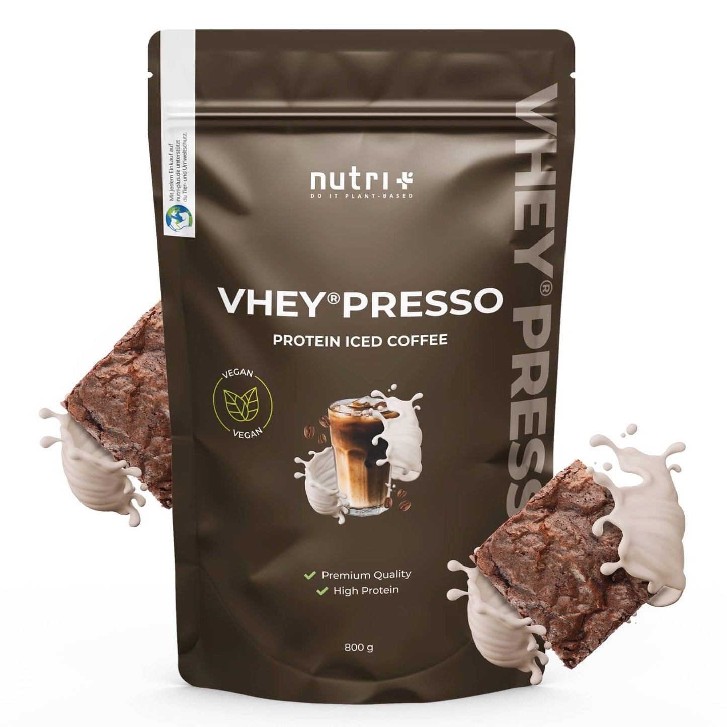 VHEY presso - Protein Iced Coffee 800g Beutel | Nutri-Plus