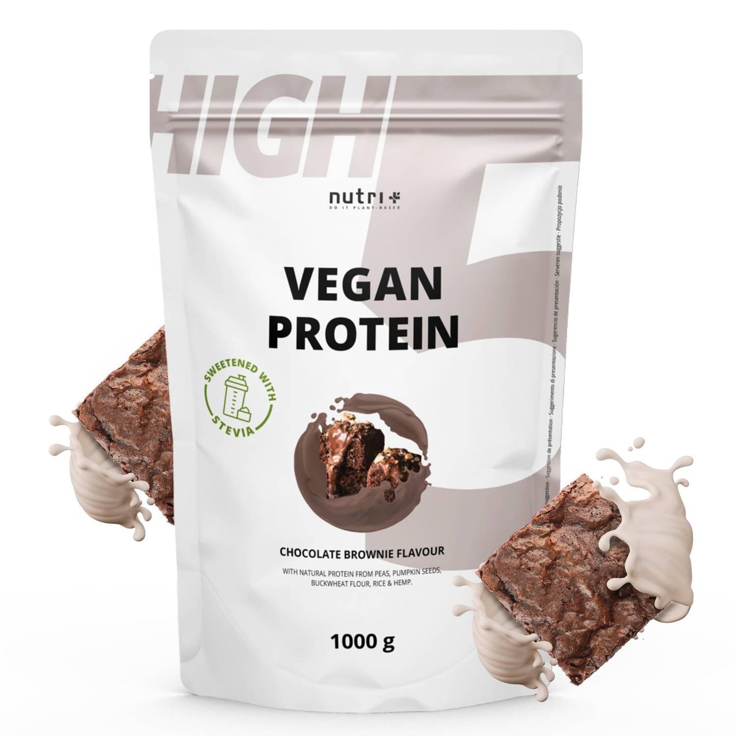 Vegan High 5 Protein ohne Soja 1000g Beutel | Nutri-Plus