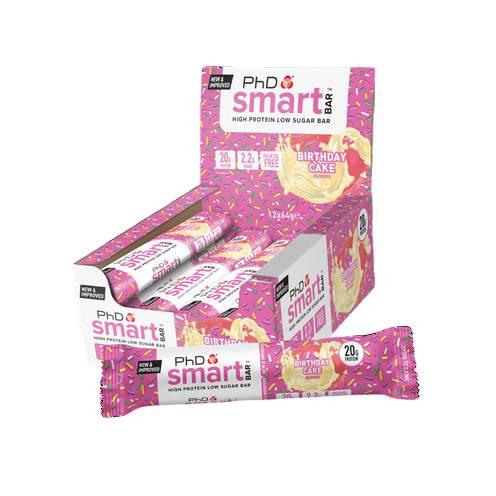 Smart Protein Bar 12 x 64g Riegel | PhD