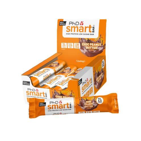 Smart Protein Bar 12 x 64g Riegel | PhD