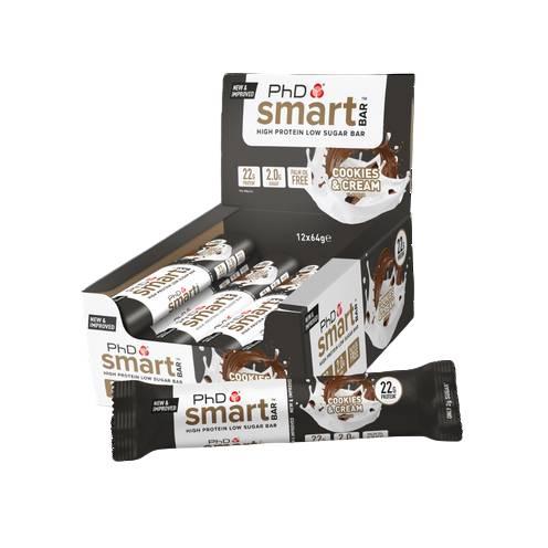 Smart Protein Bar 12 x 64g Riegel | PhD