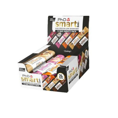 Smart Protein Bar 12 x 64g Riegel | PhD
