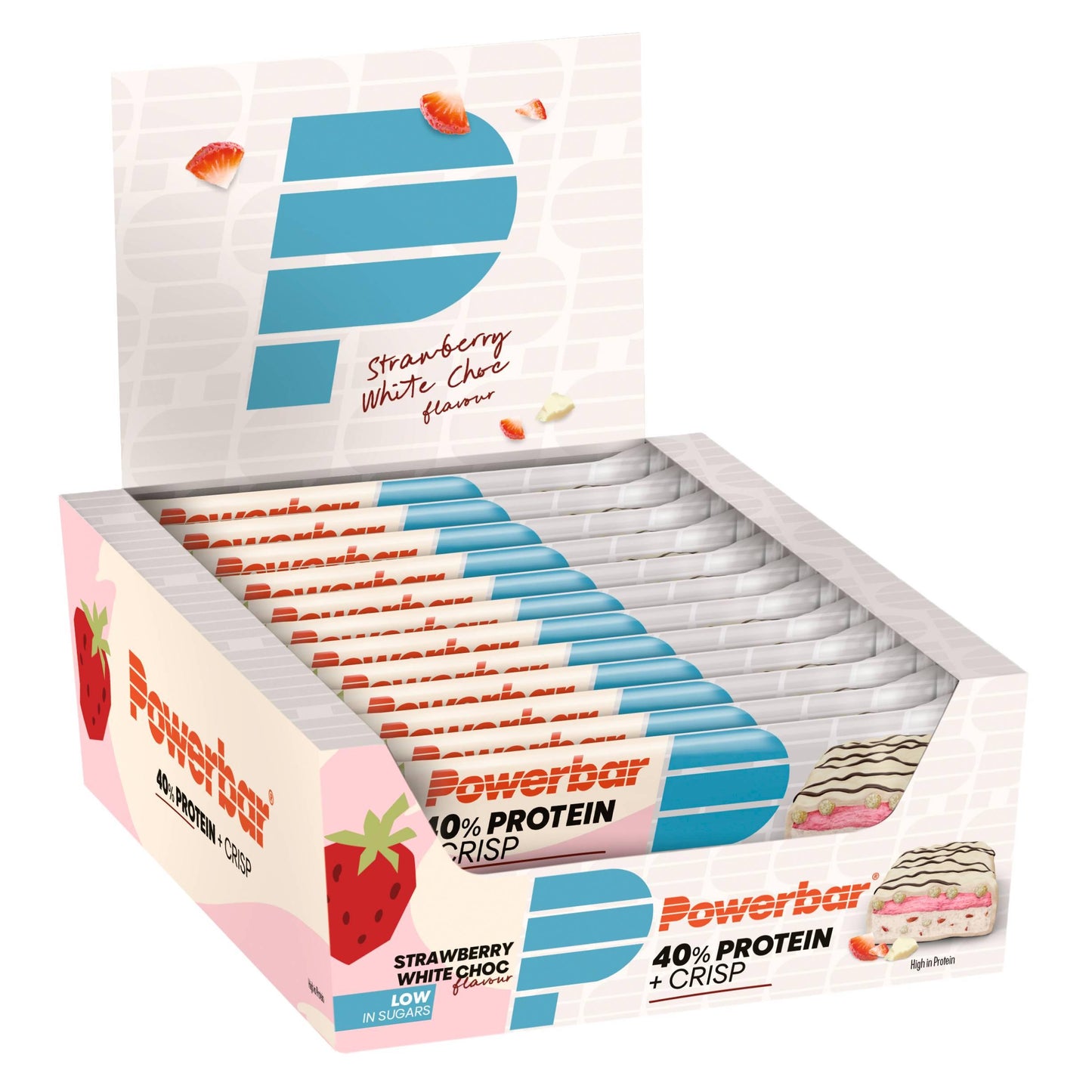 40% Protein + Crisp 12 x 40g Riegel | Powerbar