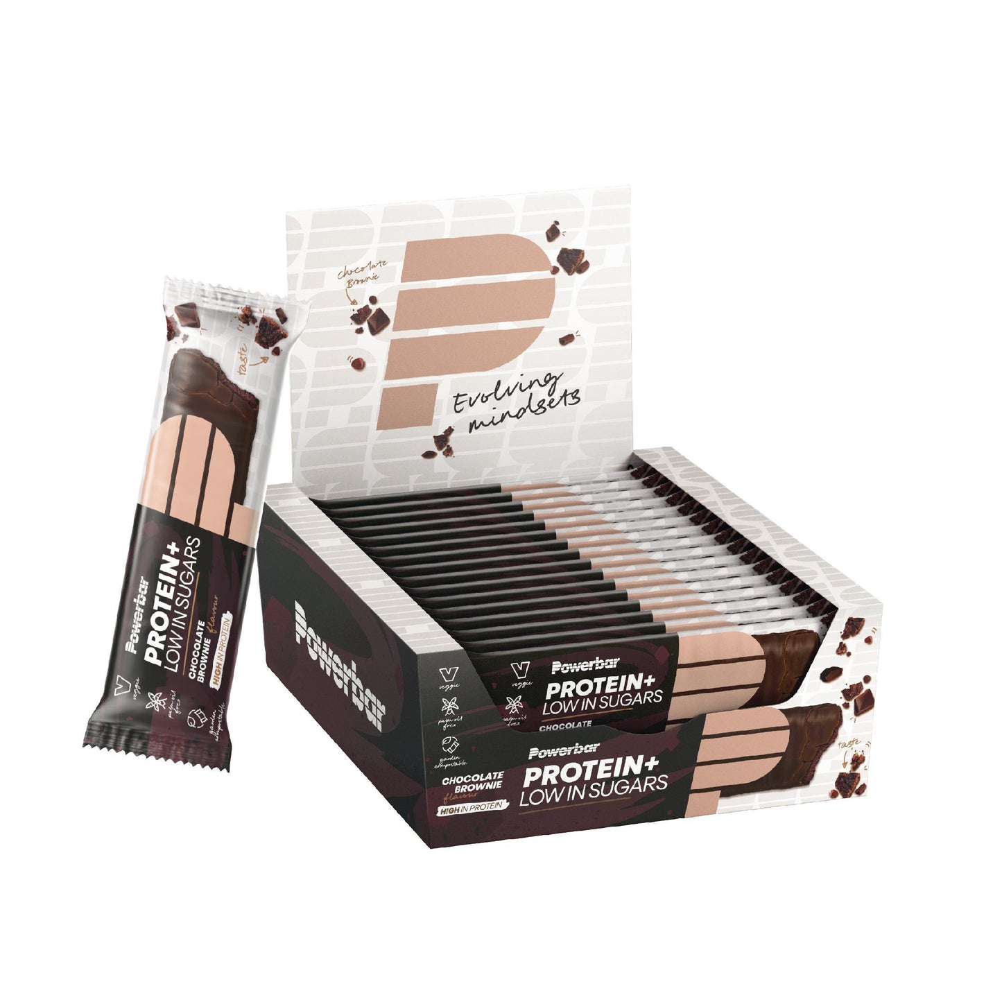 Protein Plus Low Sugar 16 x 35g Riegel | Powerbar