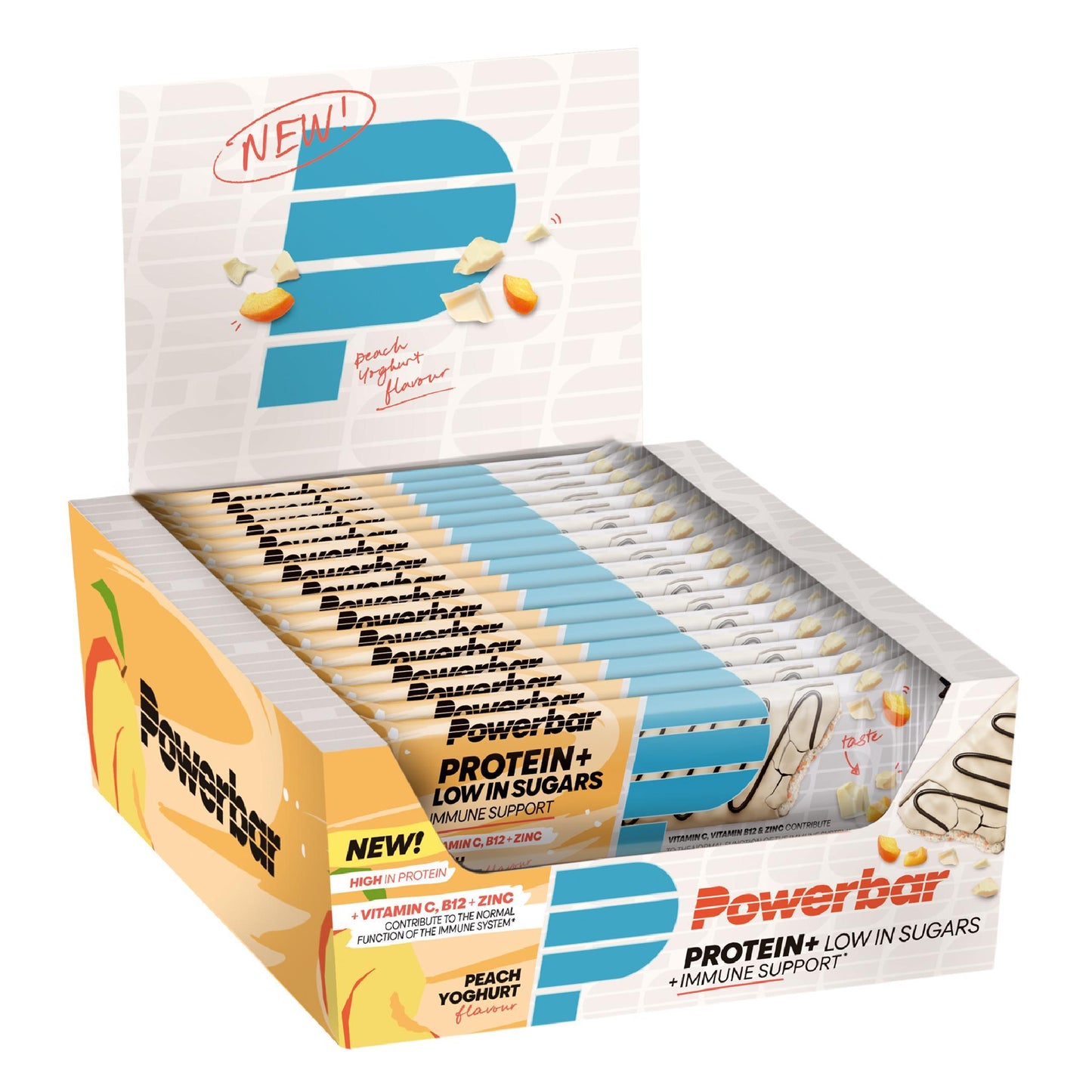 Protein Plus Low Sugar 16 x 35g Riegel | Powerbar