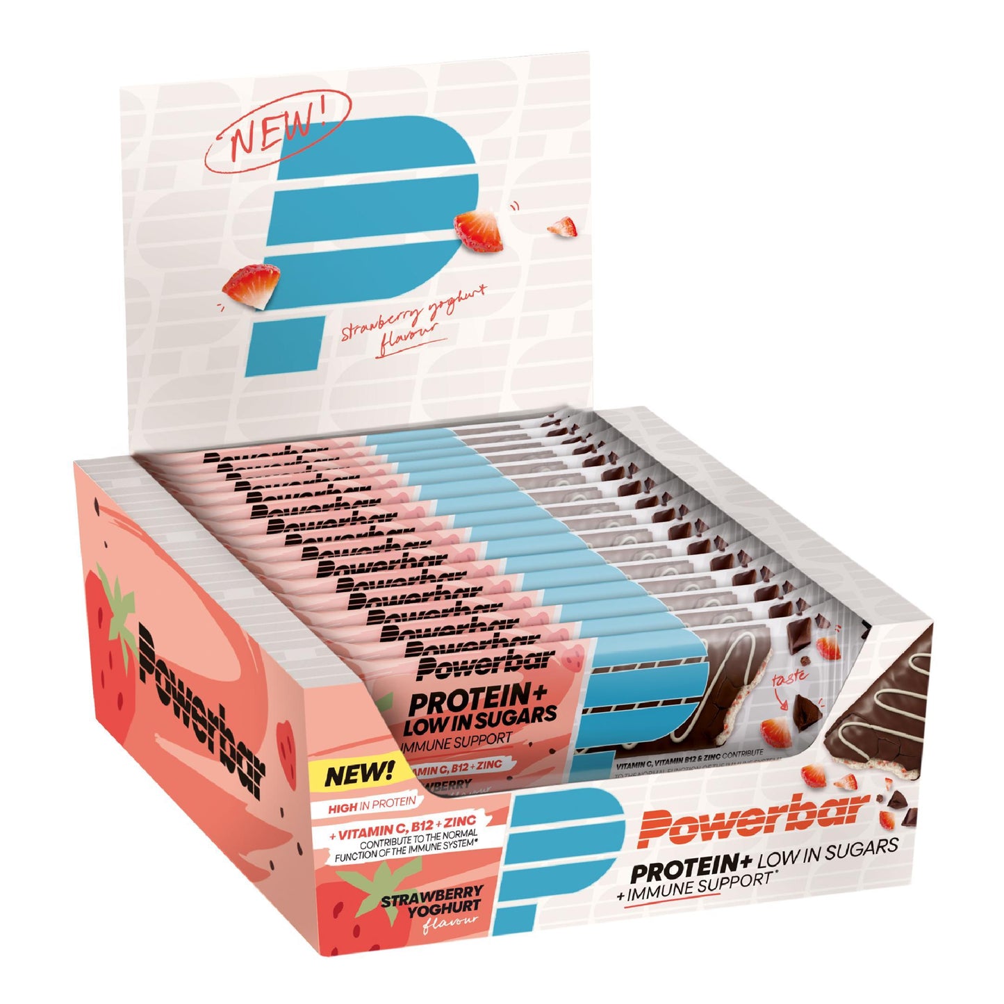 Protein Plus Low Sugar 16 x 35g Riegel | Powerbar