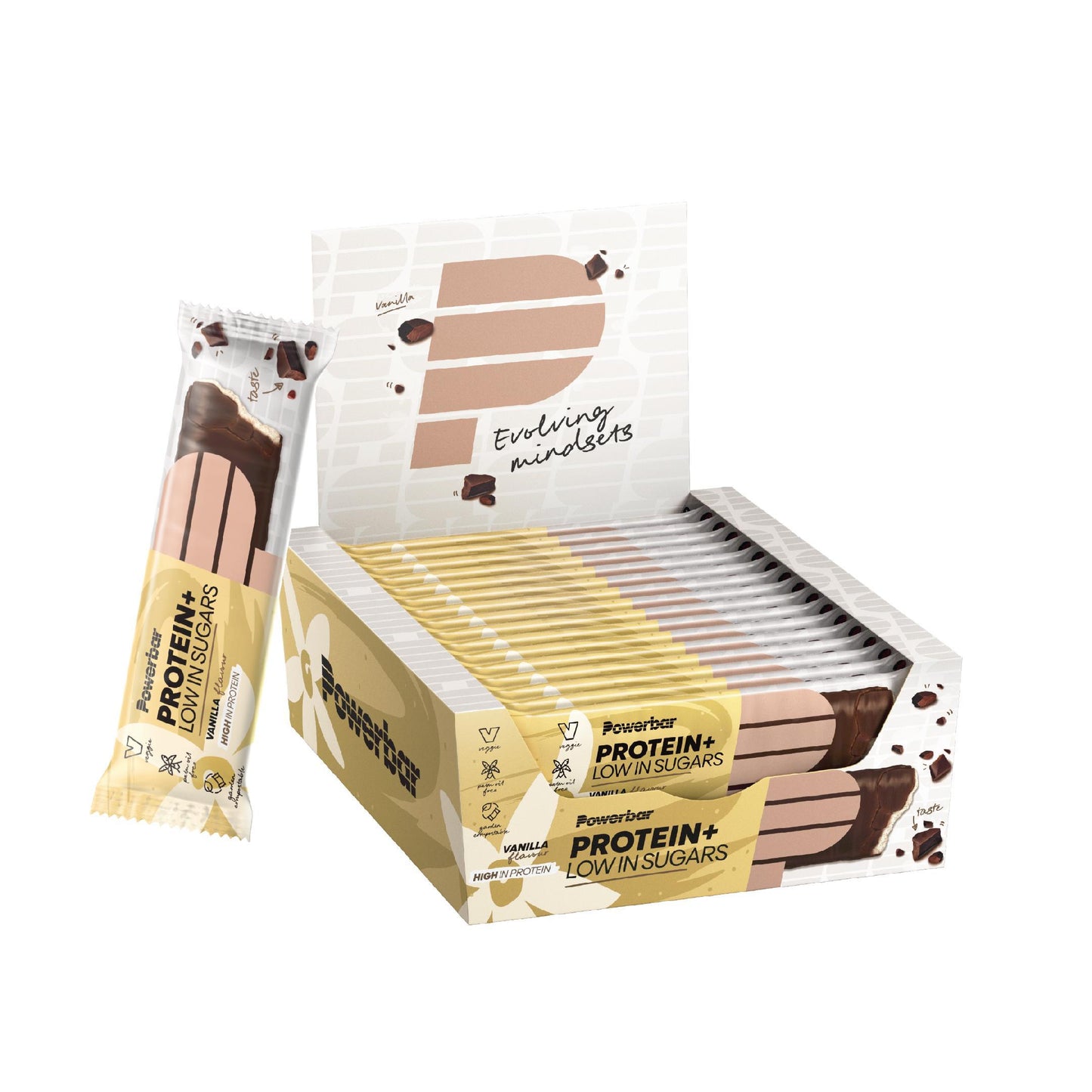 Protein Plus Low Sugar 16 x 35g Riegel | Powerbar