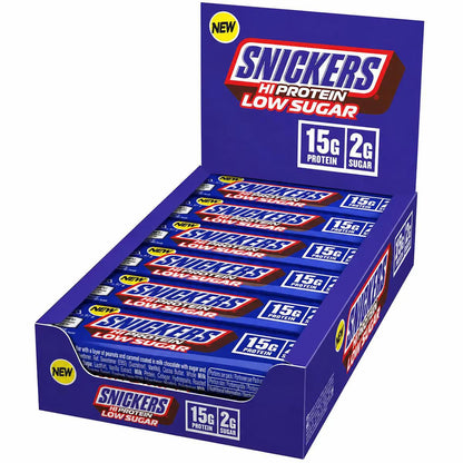 Low Sugar Hi Protein Bar 12 x 45g Riegel | Snickers