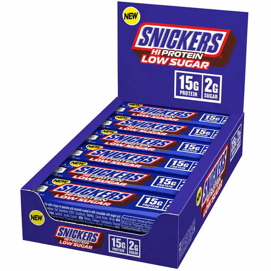 Low Sugar Hi Protein Bar 12 x 45g Riegel | Snickers