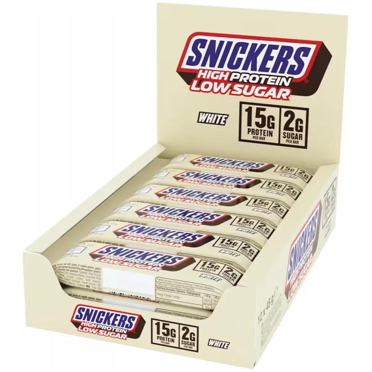 Low Sugar Hi Protein Bar 12 x 45g Riegel | Snickers