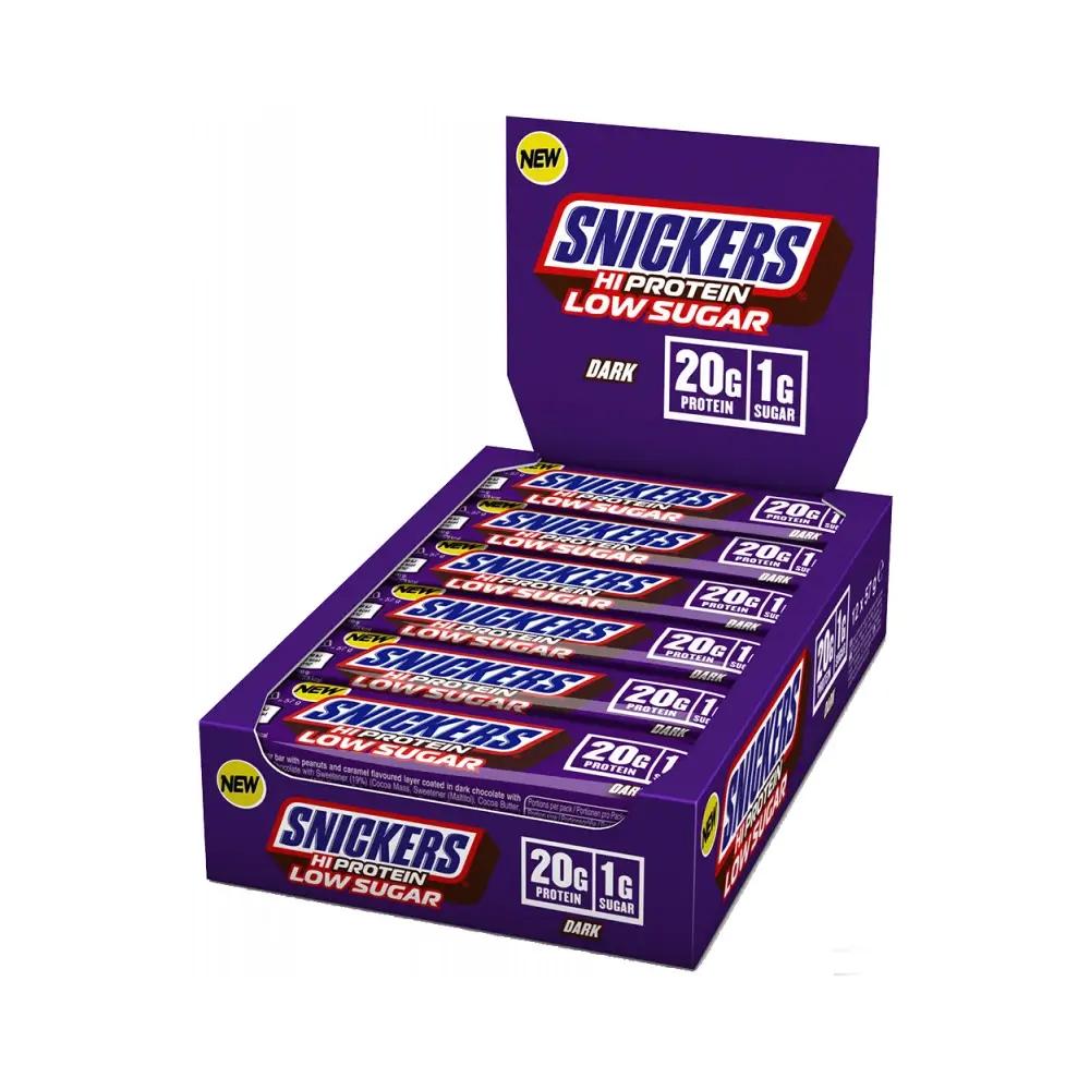 Low Sugar Hi Protein Bar 12 x 55g - 57g Riegel | Snickers