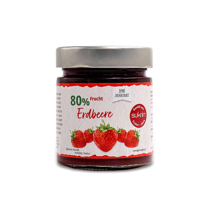 Fruchtaufstrich ohne Zuckerzusatz 225g Glas | Sukrin