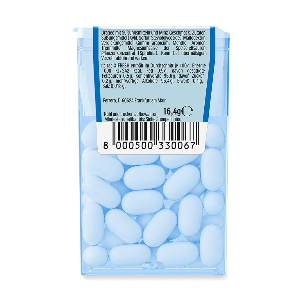 X-FRESH Strong Mint zuckerfrei  1 x 16,4g | Tic Tac