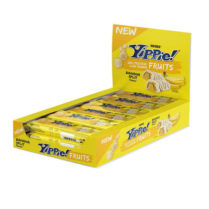 Yippie! Bar Fruits Low Sugar 12 x 45g Riegel | Weider