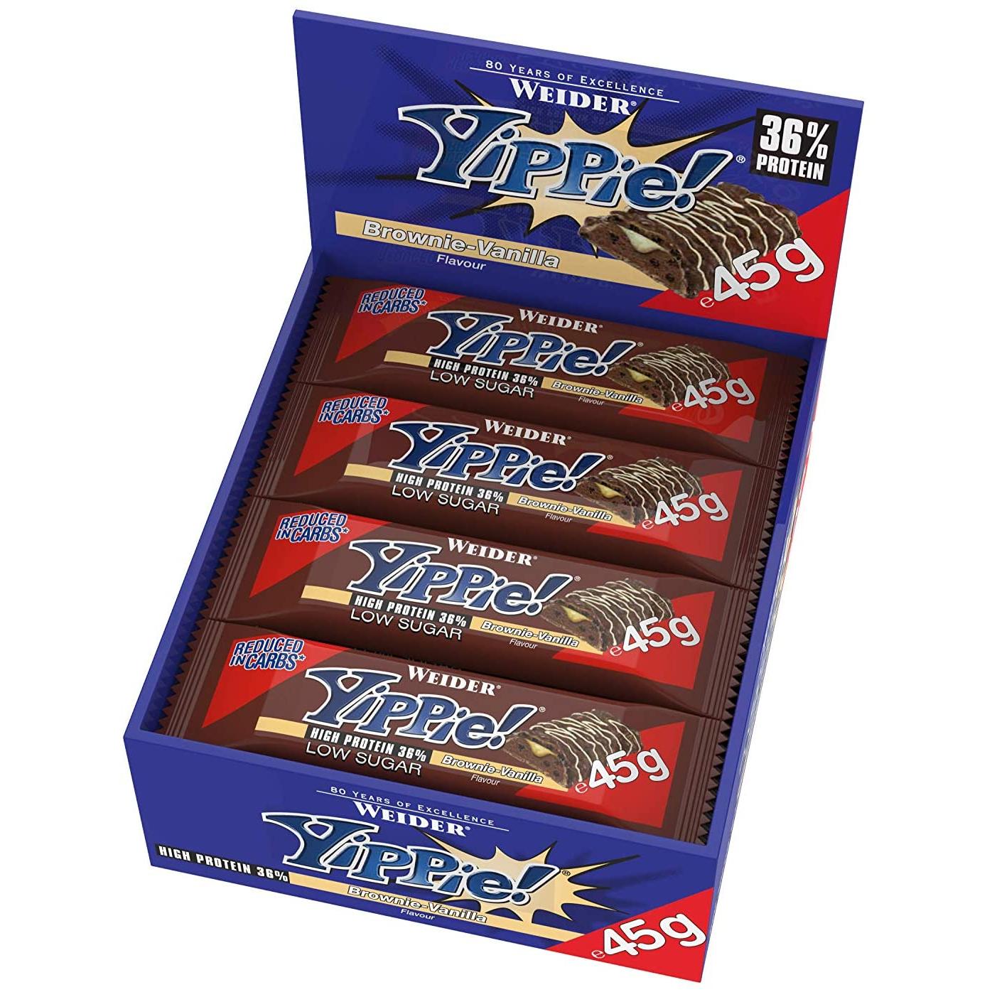 Yippie! Riegel 12 x 45g | Weider