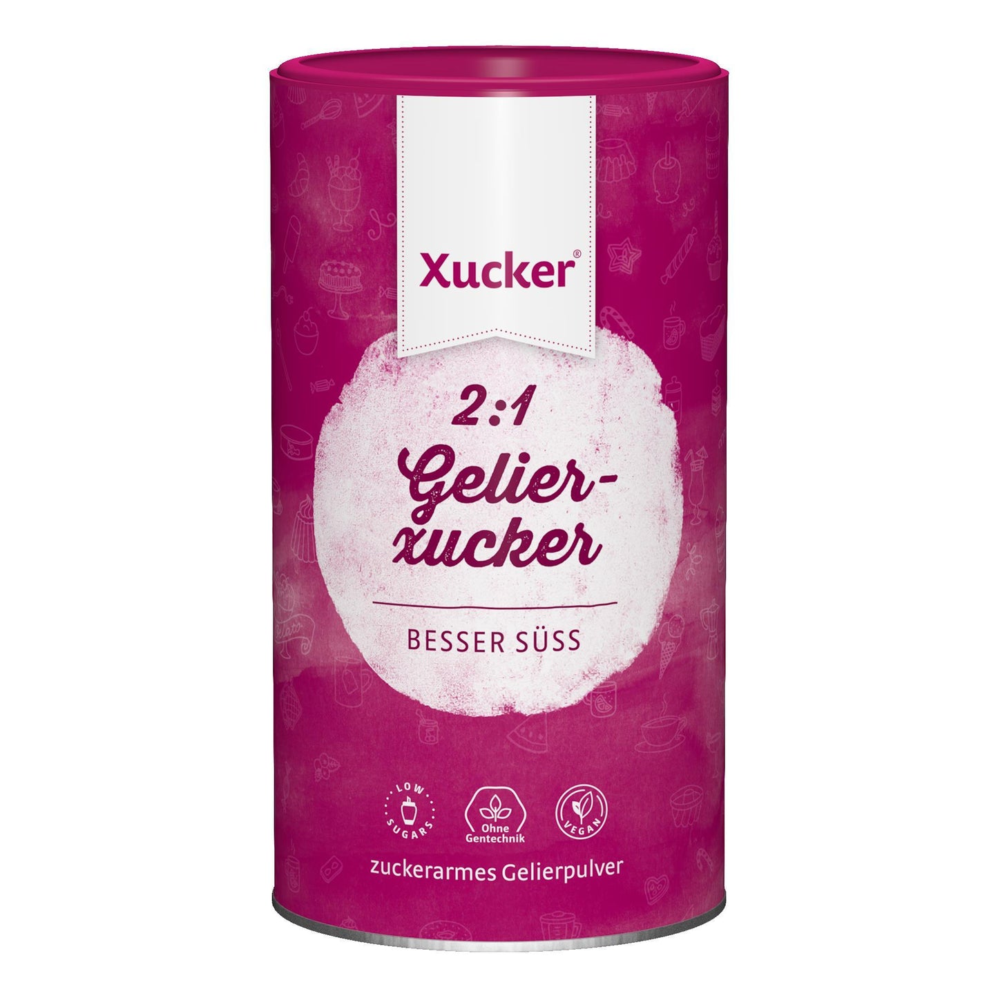Gelierxucker 2:1 mit Xylit 1000g Dose | Xucker